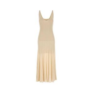 ISABEL MARANT Sleeveless Ribbed Knit Midi Dress Women LIGHTBEIGE Dresses